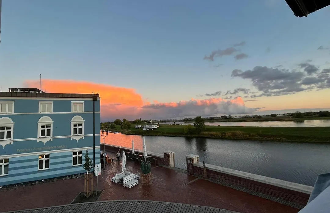 Pension zum goldenen Anker direkt an der Elbe-1